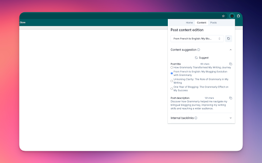 Blogima from Chrome web store to be run with OffiDocs Chromium online Blogima from Chrome web store to be run with OffiDocs Chromium online