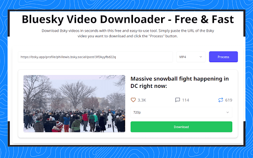 Bluesky Video Downloader Free from Chrome web store to be run with OffiDocs Chromium online Bluesky Video Downloader Free from Chrome web store to be run with OffiDocs Chromium online