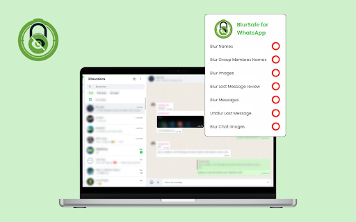 BlurSafe for WhatsApp from Chrome web store to be run with OffiDocs Chromium online BlurSafe for WhatsApp from Chrome web store to be run with OffiDocs Chromium online