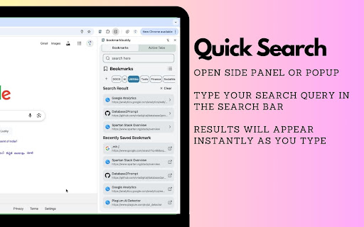BookmarkBuddy | AI Powered Bookmark Organizer from Chrome web store to be run with OffiDocs Chromium online BookmarkBuddy | AI Powered Bookmark Organizer from Chrome web store to be run with OffiDocs Chromium online