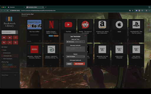 Bookmark Library from Chrome web store to be run with OffiDocs Chromium online Bookmark Library from Chrome web store to be run with OffiDocs Chromium online