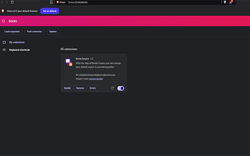Books Empire from Chrome web store to be run with OffiDocs Chromium online Books Empire from Chrome web store to be run with OffiDocs Chromium online