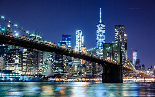 Brooklyn Bridge Night Lights Theme from Chrome web store to be run with OffiDocs Chromium online Brooklyn Bridge Night Lights Theme from Chrome web store to be run with OffiDocs Chromium online