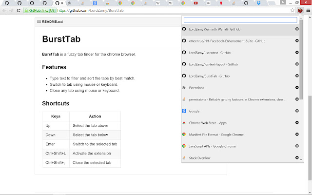 BurstTab from Chrome web store to be run with OffiDocs Chromium online BurstTab from Chrome web store to be run with OffiDocs Chromium online