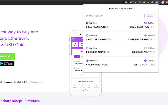 BuyCoins Price Checker from Chrome web store to be run with OffiDocs Chromium online BuyCoins Price Checker from Chrome web store to be run with OffiDocs Chromium online