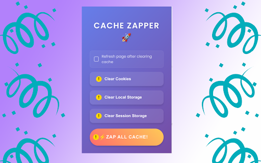 Cache Zapper from Chrome web store to be run with OffiDocs Chromium online Cache Zapper from Chrome web store to be run with OffiDocs Chromium online