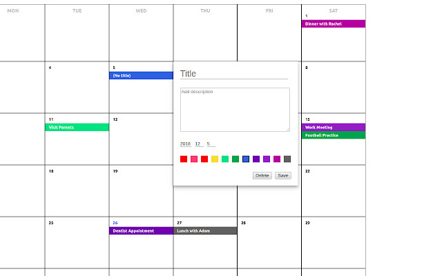 Calendar Notes from Chrome web store to be run with OffiDocs Chromium online Calendar Notes from Chrome web store to be run with OffiDocs Chromium online