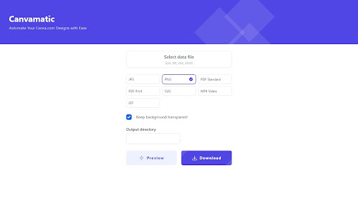Canvamatic from Chrome web store to be run with OffiDocs Chromium online Canvamatic from Chrome web store to be run with OffiDocs Chromium online