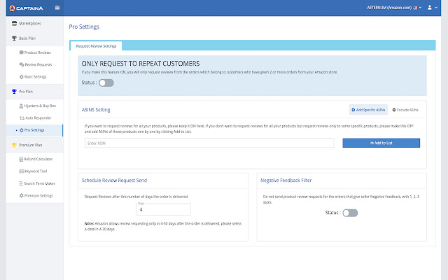 CaptainA.co Helper Extension for AMAZON from Chrome web store to be run with OffiDocs Chromium online CaptainA.co Helper Extension for AMAZON from Chrome web store to be run with OffiDocs Chromium online