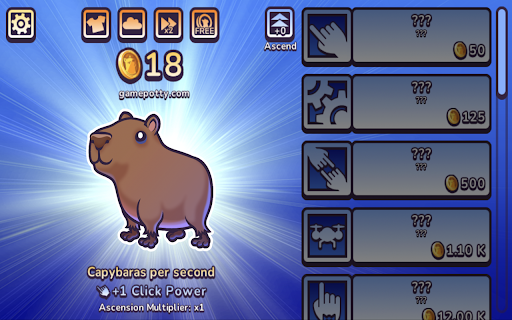 Capybara Clicker Unblocked from Chrome web store to be run with OffiDocs Chromium online Capybara Clicker Unblocked from Chrome web store to be run with OffiDocs Chromium online