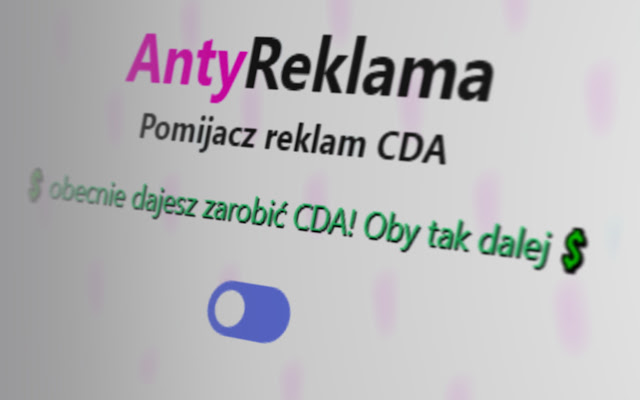 CDA AntyReklama from Chrome web store to be run with OffiDocs Chromium online CDA AntyReklama from Chrome web store to be run with OffiDocs Chromium online