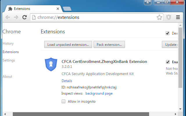 CFCA CertEnrollment.ZhengXinBank Extension from Chrome web store to be run with OffiDocs Chromium online CFCA CertEnrollment.ZhengXinBank Extension from Chrome web store to be run with OffiDocs Chromium online