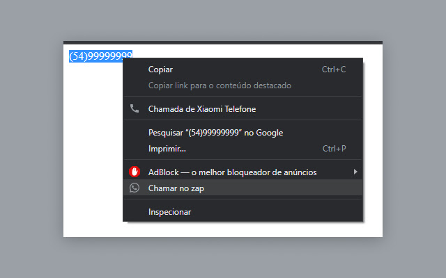 Chamar no zap from Chrome web store to be run with OffiDocs Chromium online Chamar no zap from Chrome web store to be run with OffiDocs Chromium online