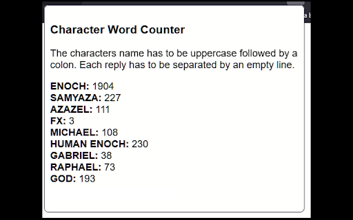 Character Word Counter from Chrome web store to be run with OffiDocs Chromium online Character Word Counter from Chrome web store to be run with OffiDocs Chromium online