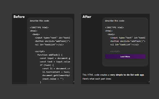 Chatgpt Code Snippet Wrapper from Chrome web store to be run with OffiDocs Chromium online Chatgpt Code Snippet Wrapper from Chrome web store to be run with OffiDocs Chromium online