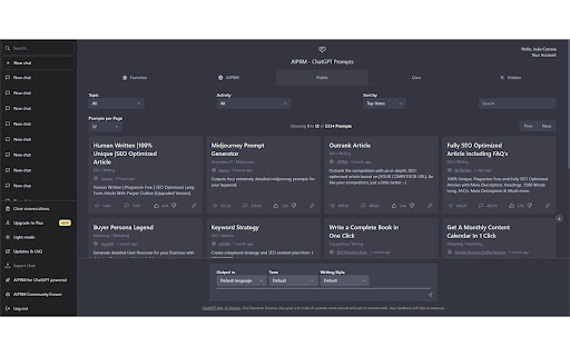 ChatGPT Enhanced Conversation History from Chrome web store to be run with OffiDocs Chromium online ChatGPT Enhanced Conversation History from Chrome web store to be run with OffiDocs Chromium online