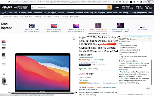 ChatGPT for Amazon from Chrome web store to be run with OffiDocs Chromium online ChatGPT for Amazon from Chrome web store to be run with OffiDocs Chromium online