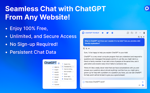 ChatGPT to Help from Chrome web store to be run with OffiDocs Chromium online ChatGPT to Help from Chrome web store to be run with OffiDocs Chromium online
