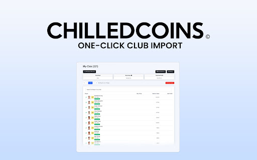 ChilledCoins Club Import from Chrome web store to be run with OffiDocs Chromium online ChilledCoins Club Import from Chrome web store to be run with OffiDocs Chromium online