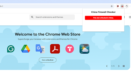 China Firewall Checker from Chrome web store to be run with OffiDocs Chromium online China Firewall Checker from Chrome web store to be run with OffiDocs Chromium online