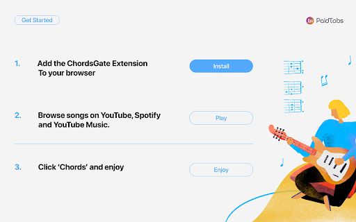 ChordsGate: Quick Find Chords Tabs from Chrome web store to be run with OffiDocs Chromium online ChordsGate: Quick Find Chords Tabs from Chrome web store to be run with OffiDocs Chromium online