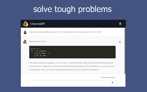 ChromeGPT for ChatGPT from Chrome web store to be run with OffiDocs Chromium online ChromeGPT for ChatGPT from Chrome web store to be run with OffiDocs Chromium online