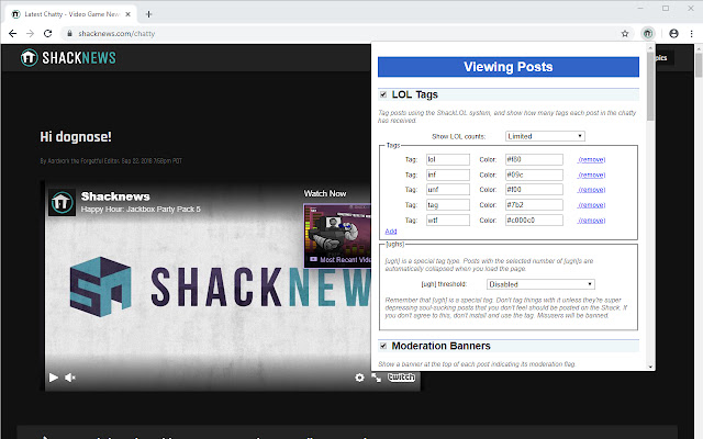Chrome Shack from Chrome web store to be run with OffiDocs Chromium online Chrome Shack from Chrome web store to be run with OffiDocs Chromium online