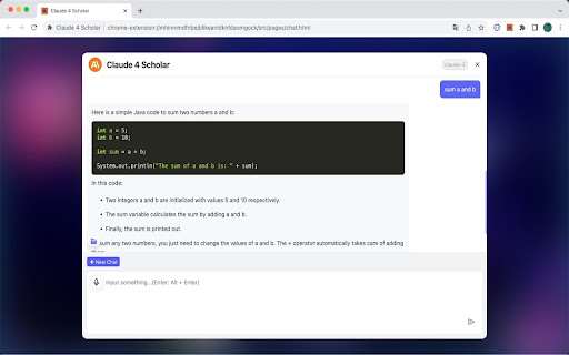 Claude 4 Scholar from Chrome web store to be run with OffiDocs Chromium online Claude 4 Scholar from Chrome web store to be run with OffiDocs Chromium online