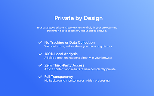 Clearview: AI Powered Political Bias Analyzer from Chrome web store to be run with OffiDocs Chromium online Clearview: AI Powered Political Bias Analyzer from Chrome web store to be run with OffiDocs Chromium online