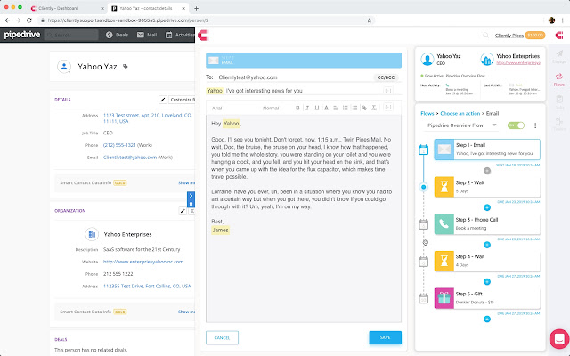 Cliently for Pipedrive from Chrome web store to be run with OffiDocs Chromium online Cliently for Pipedrive from Chrome web store to be run with OffiDocs Chromium online
