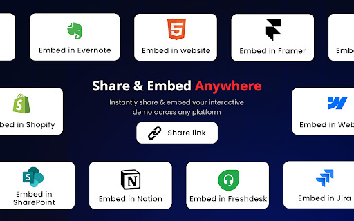 Cliperact: Create Interactive Product Demos With AI from Chrome web store to be run with OffiDocs Chromium online Cliperact: Create Interactive Product Demos With AI from Chrome web store to be run with OffiDocs Chromium online
