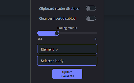 Clip Inserter from Chrome web store to be run with OffiDocs Chromium online Clip Inserter from Chrome web store to be run with OffiDocs Chromium online