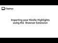 Clippings.io for Amazon Kindle Highlights from Chrome web store to be run with OffiDocs Chromium online Clippings.io for Amazon Kindle Highlights from Chrome web store to be run with OffiDocs Chromium online