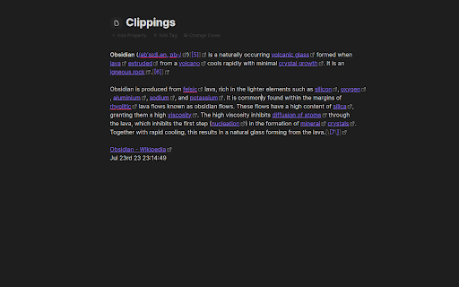 Clipsidian from Chrome web store to be run with OffiDocs Chromium online Clipsidian from Chrome web store to be run with OffiDocs Chromium online