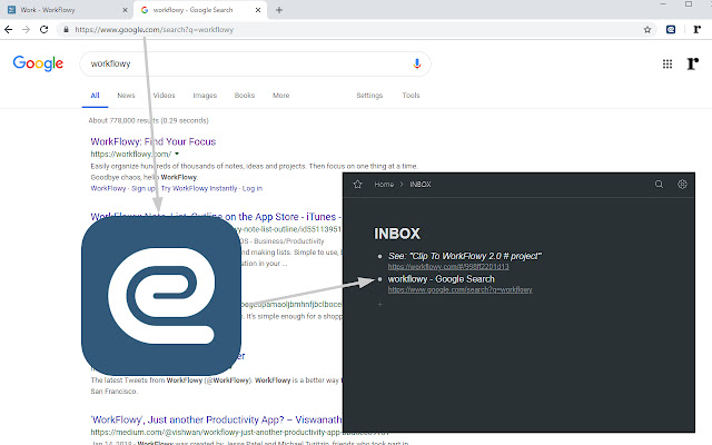 Clip To WorkFlowy from Chrome web store to be run with OffiDocs Chromium online Clip To WorkFlowy from Chrome web store to be run with OffiDocs Chromium online