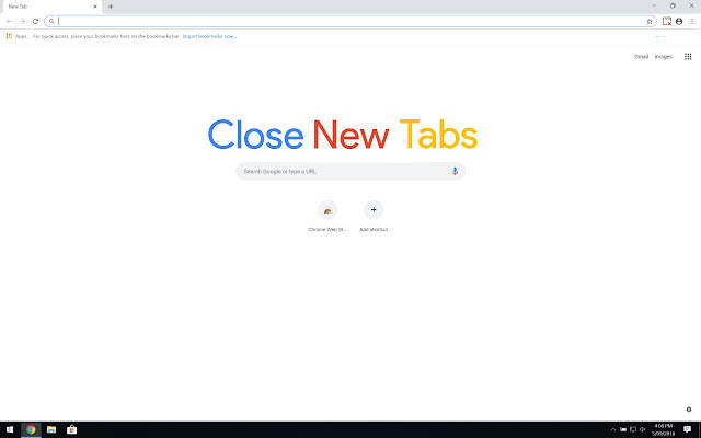 Close New Tabs from Chrome web store to be run with OffiDocs Chromium online Close New Tabs from Chrome web store to be run with OffiDocs Chromium online