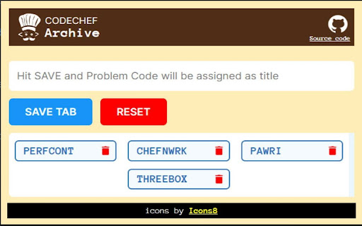 Codechef archive from Chrome web store to be run with OffiDocs Chromium online Codechef archive from Chrome web store to be run with OffiDocs Chromium online