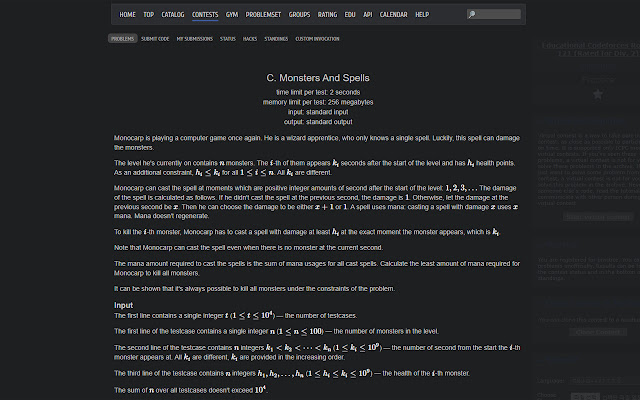 Codeforces Zen mode from Chrome web store to be run with OffiDocs Chromium online Codeforces Zen mode from Chrome web store to be run with OffiDocs Chromium online