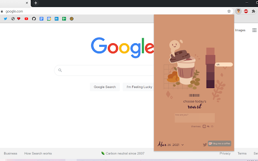 coffeelings for Chrome Manifest V3 from Chrome web store to be run with OffiDocs Chromium online coffeelings for Chrome Manifest V3 from Chrome web store to be run with OffiDocs Chromium online