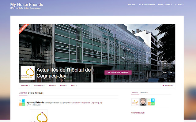 Cognacq Jay My Hospi Friends from Chrome web store to be run with OffiDocs Chromium online Cognacq Jay My Hospi Friends from Chrome web store to be run with OffiDocs Chromium online