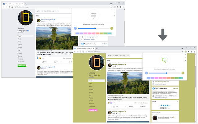 Color Changer for Facebook™ from Chrome web store to be run with OffiDocs Chromium online Color Changer for Facebook™ from Chrome web store to be run with OffiDocs Chromium online