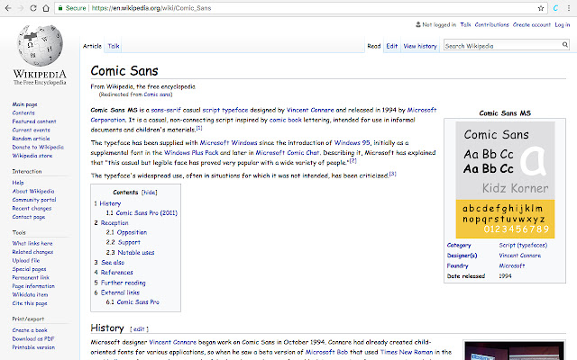 Comic Sans Everything from Chrome web store to be run with OffiDocs Chromium online Comic Sans Everything from Chrome web store to be run with OffiDocs Chromium online