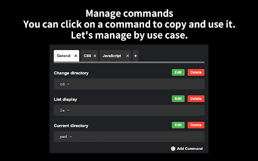Command Manager from Chrome web store to be run with OffiDocs Chromium online Command Manager from Chrome web store to be run with OffiDocs Chromium online