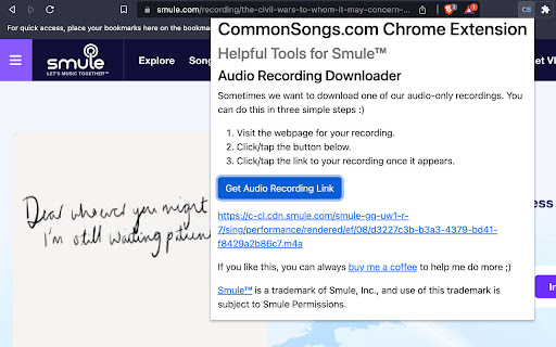 CommonSongs.com from Chrome web store to be run with OffiDocs Chromium online CommonSongs.com from Chrome web store to be run with OffiDocs Chromium online