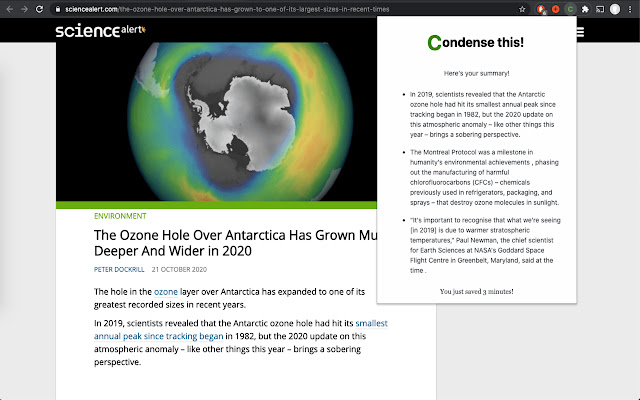 Condense This! from Chrome web store to be run with OffiDocs Chromium online Condense This! from Chrome web store to be run with OffiDocs Chromium online