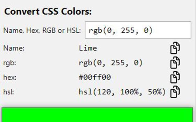 ConvertColor from Chrome web store to be run with OffiDocs Chromium online ConvertColor from Chrome web store to be run with OffiDocs Chromium online