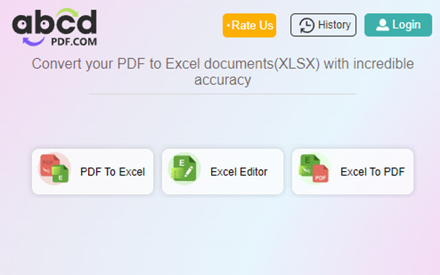 Convert PDF to Excel from Chrome web store to be run with OffiDocs Chromium online Convert PDF to Excel from Chrome web store to be run with OffiDocs Chromium online