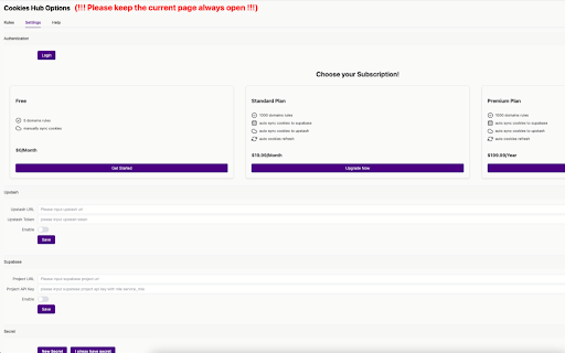 CookiesHub from Chrome web store to be run with OffiDocs Chromium online CookiesHub from Chrome web store to be run with OffiDocs Chromium online