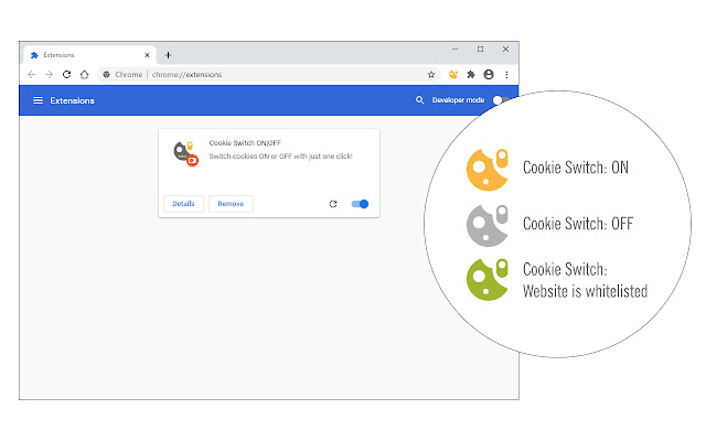 Cookie Switch ON|OFF from Chrome web store to be run with OffiDocs Chromium online Cookie Switch ON|OFF from Chrome web store to be run with OffiDocs Chromium online