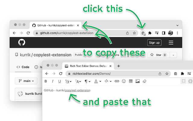Copiest from Chrome web store to be run with OffiDocs Chromium online Copiest from Chrome web store to be run with OffiDocs Chromium online